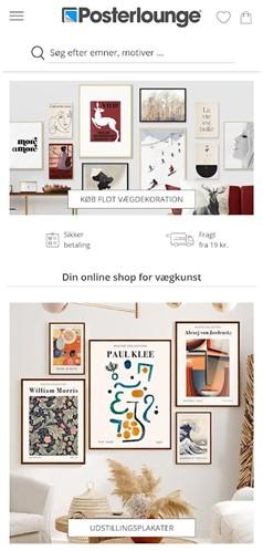 Posterlounges forside